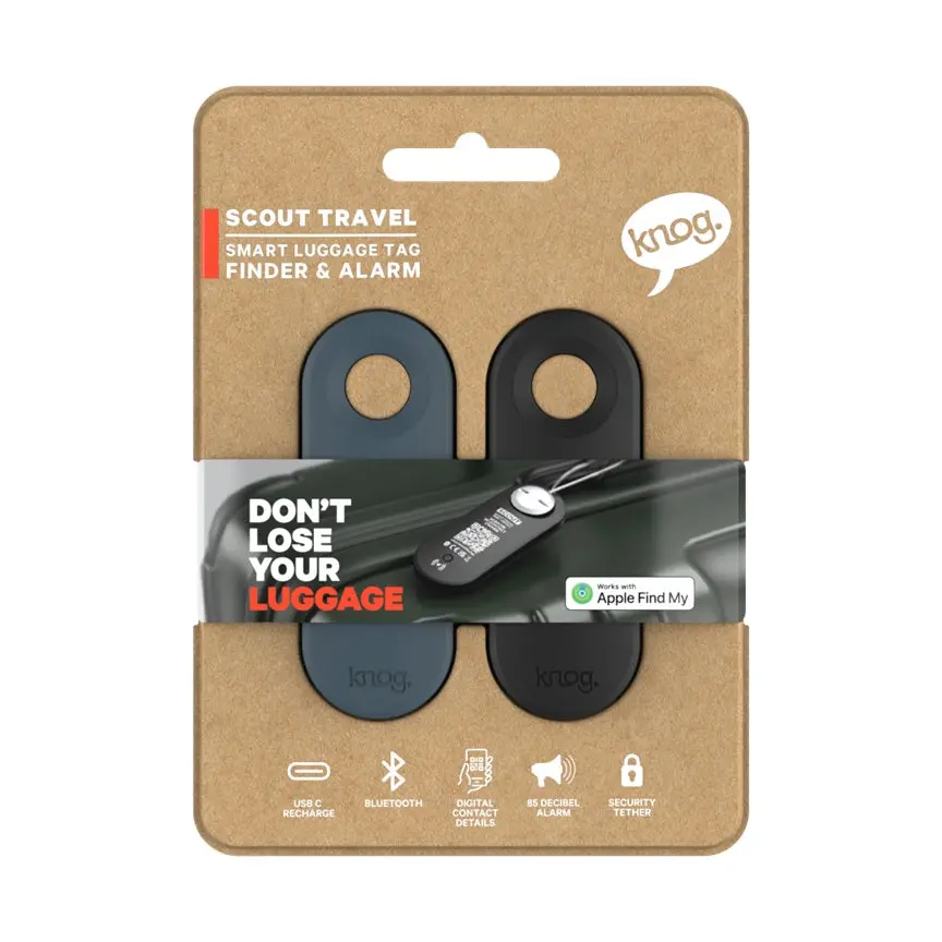 Knog Scout Travel Smart Luggage Tag - 2Pk 1