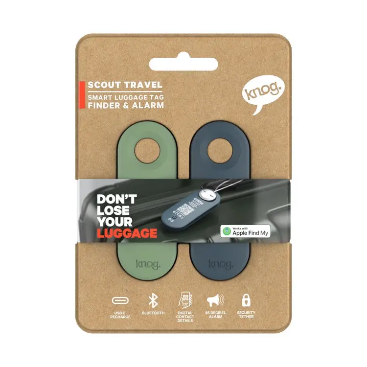 Knog Scout Travel Smart Luggage Tag - 2Pk 1