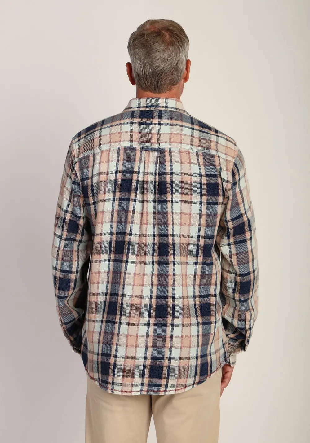 Men's Shea Genuine Indigo Plaid 3