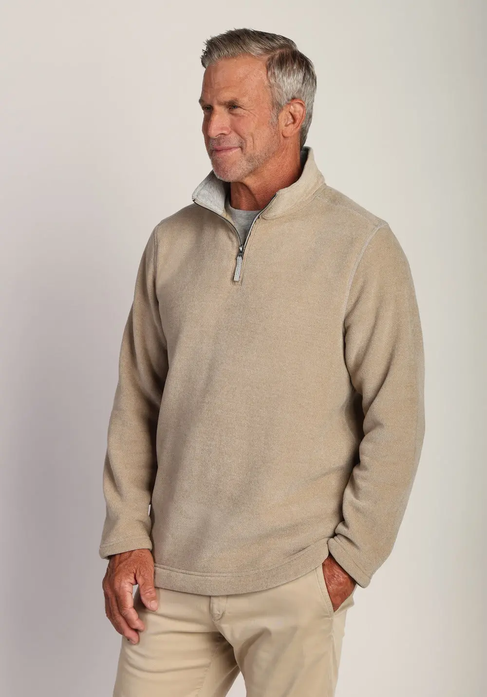 Men's Apres Lux Chenille 1/4 Zip Pullover 2