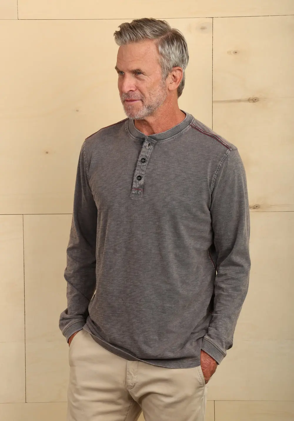 Men's Venice Cotton Slub Henley 2