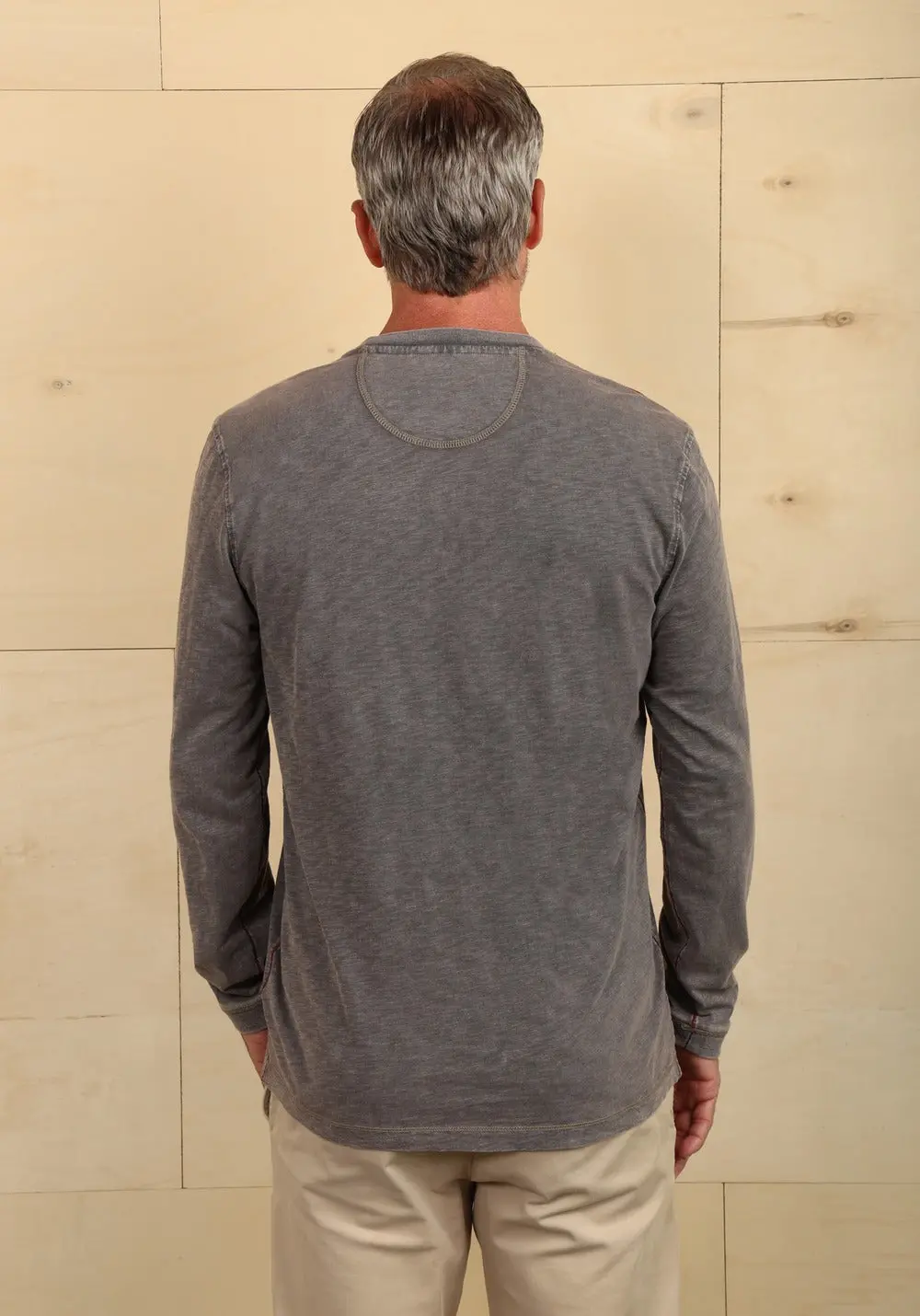 Men's Venice Cotton Slub Henley 3