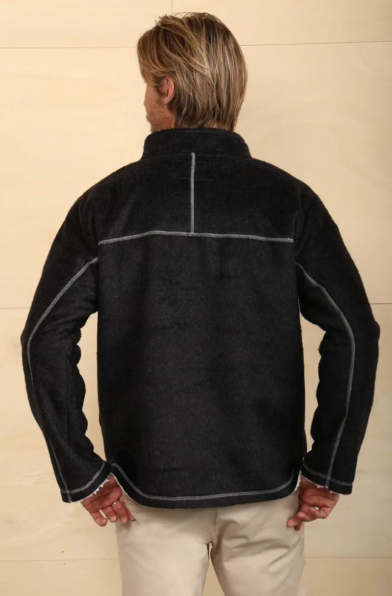 Men's Melange Sherpa 1/4 Zip Pullover 3