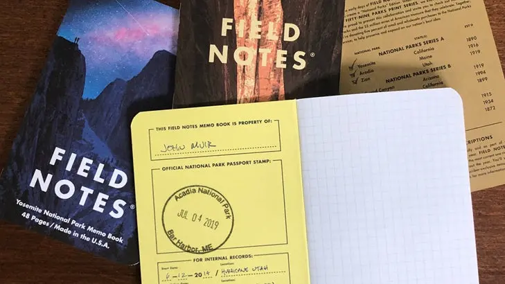 National Parks Series-C Field Notes Set Of 3 2
