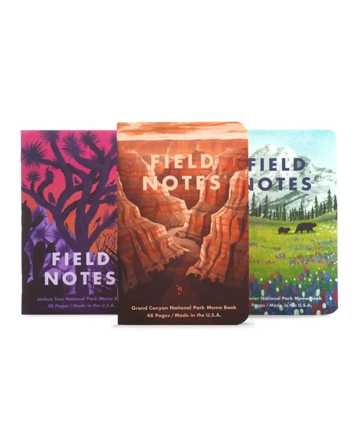 National Parks Series-B Field Notes Set Of 3 1