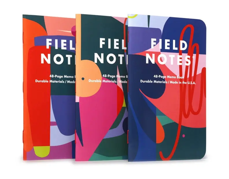 3-Pack Flora Mixed Paper Notebooks 1