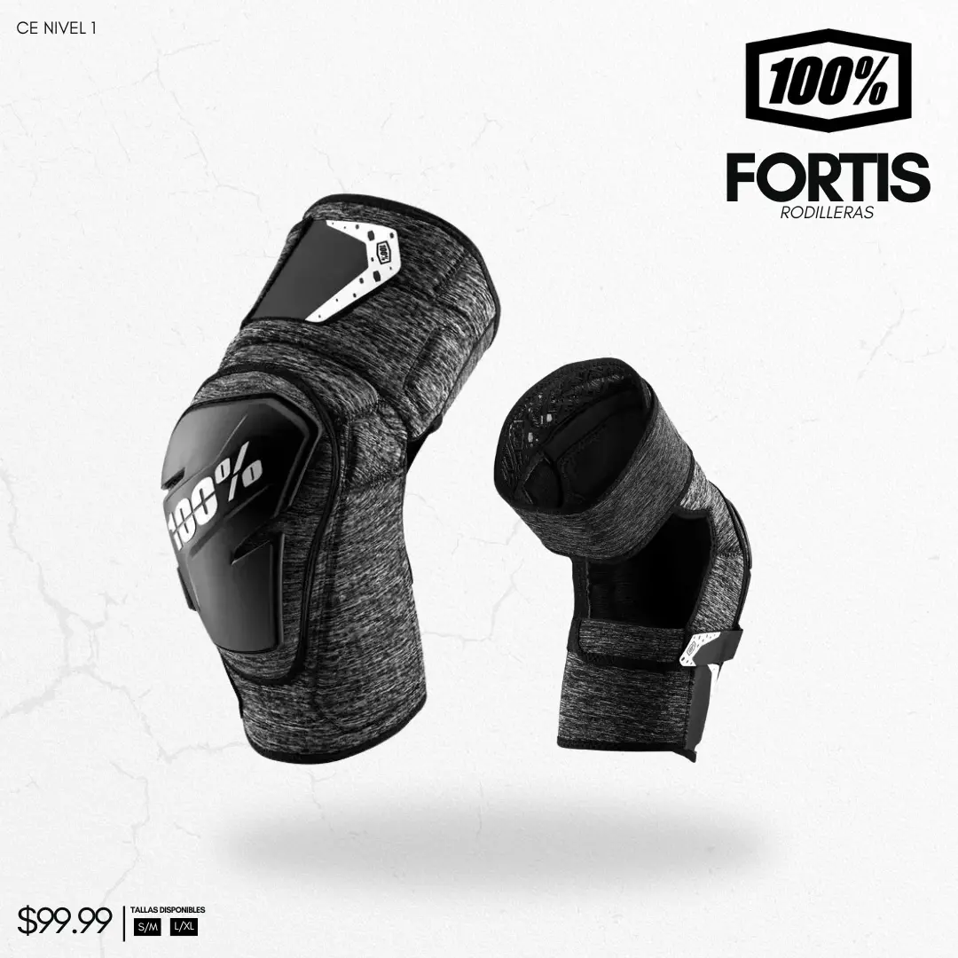 Rodilleras 100% Fortis Para Mtb 3