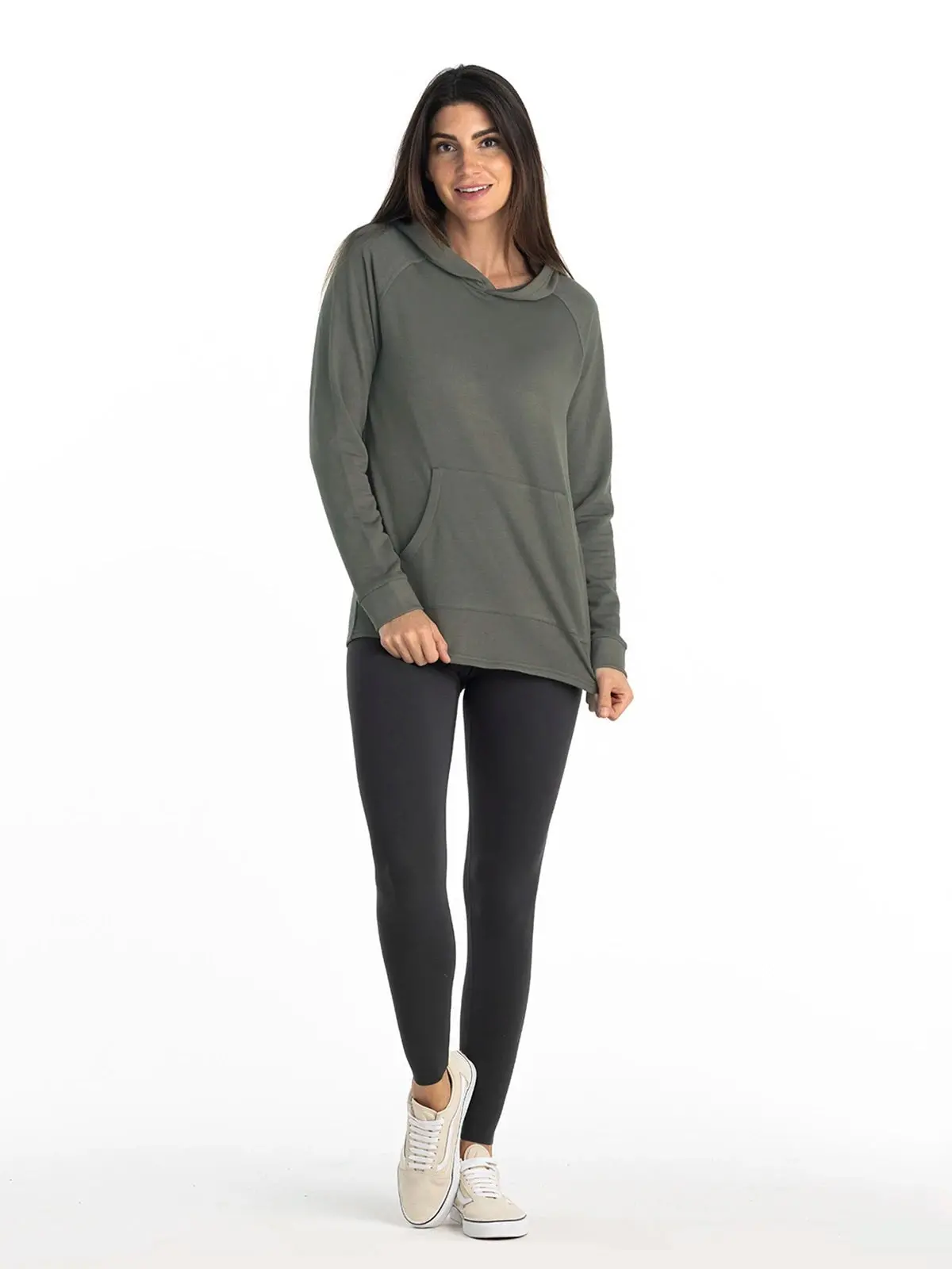 Women's Bamboo Lightweight Fleece Hoodie 1