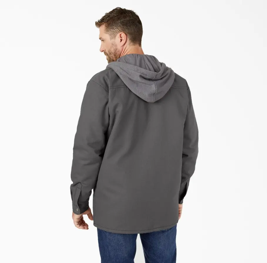 Men's Fleece Hooded Duck Shirt Jacket With Hydroshield 2