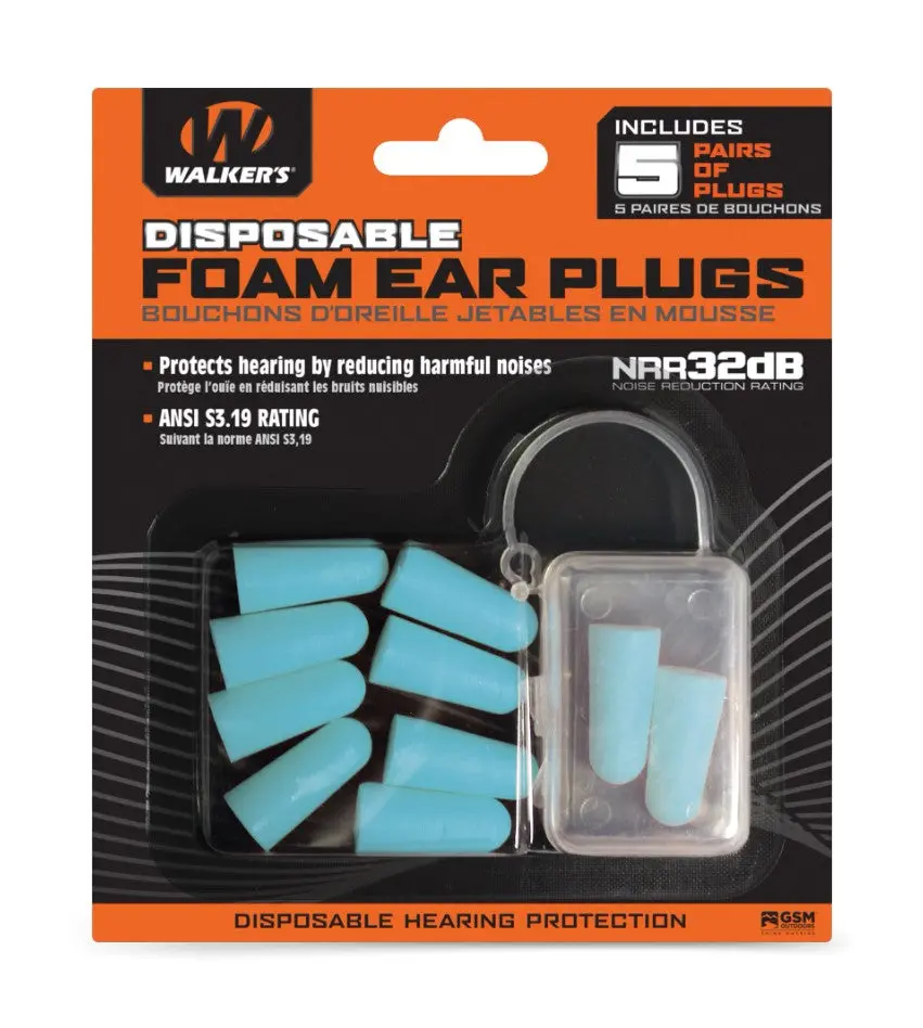 Foam Ear Plugs - 5 Pack 1