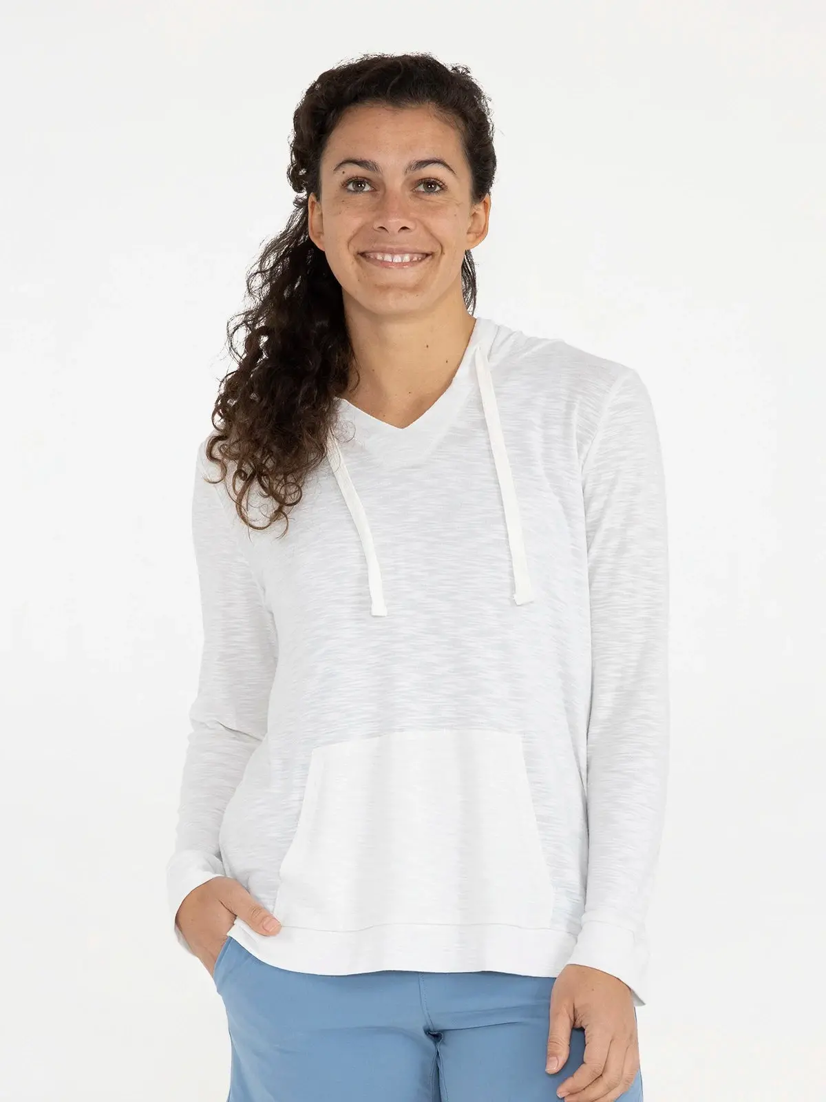 Women's Bamboo Slub Hoody 1