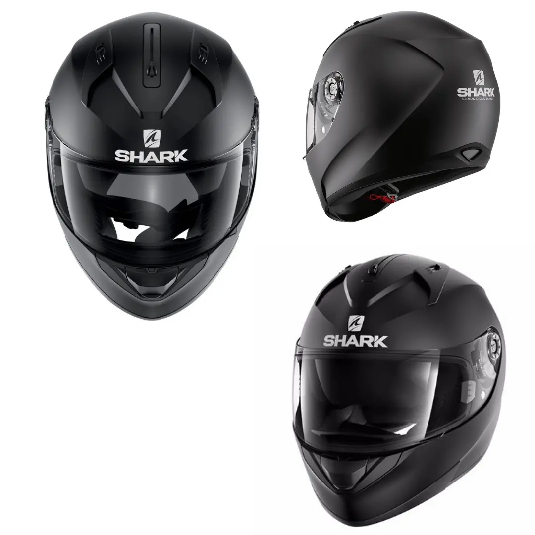 Casco Shark Integral Ridill Blank Mat Dot 1