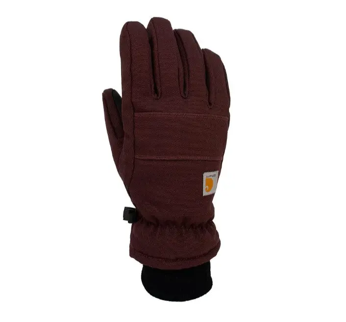 Women's Insulated Duck/Synthetic Leather Knit Cuff Glove 1