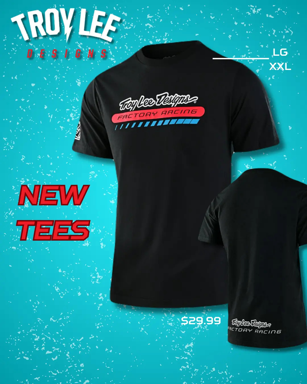 Camisetas Troy Lee Designs Factory Racing Y Demon Tall Boy 1