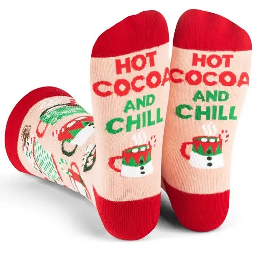 Hot Cocoa And Chill Socks 1