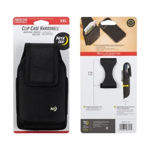 Clip Case Hardshell Universal Vertical Rugged Holster 1