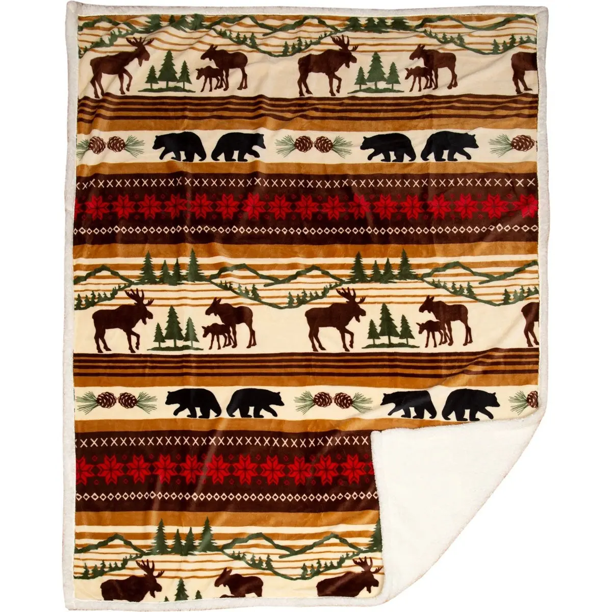 Hinterland Plush Throw Blanket - 56" X 68" 2