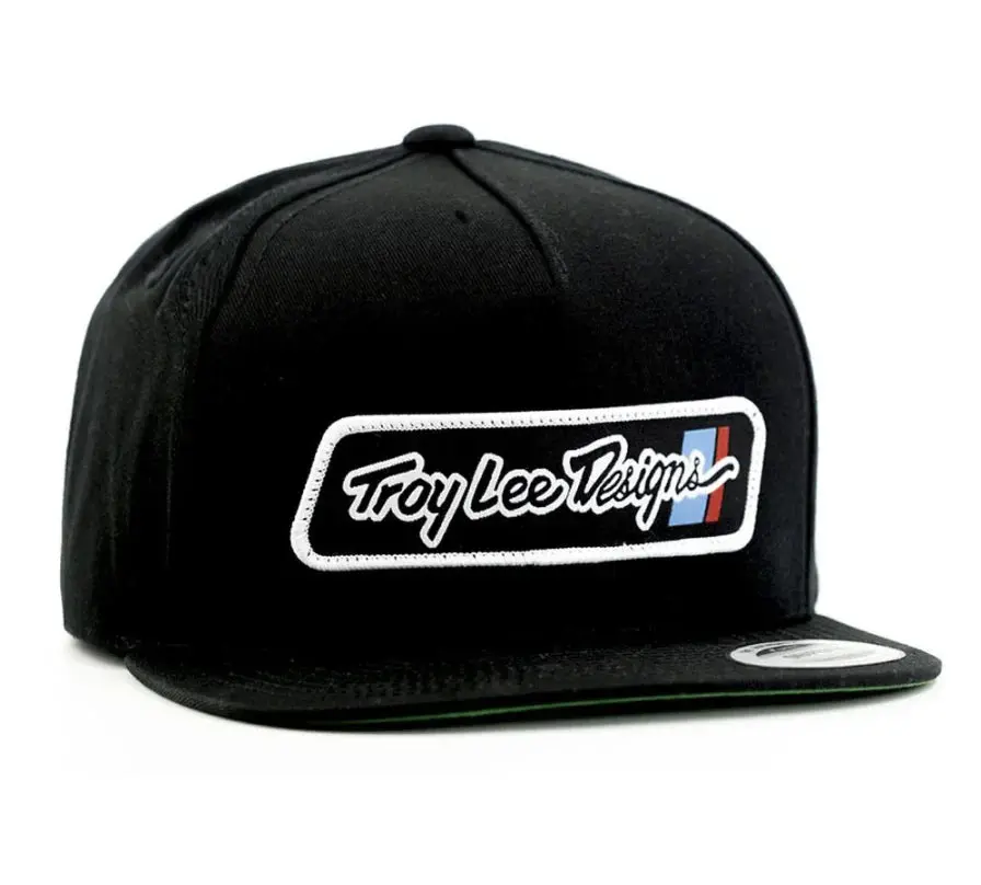 Gorra Troy Lee Designs Flat Go Faster Blk Snapback 1