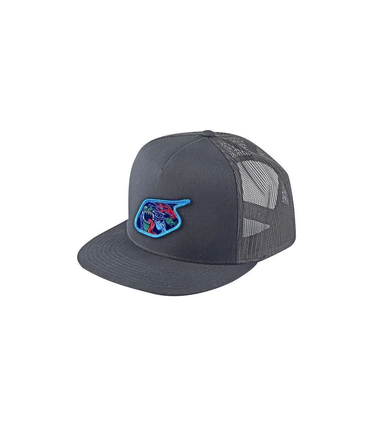 Gorra Troy Lee Designs Flat History Trucker Gray 1