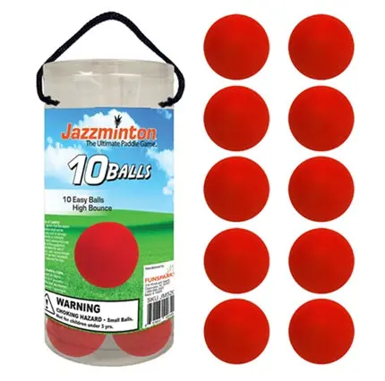 Jazzminton Paddleballs -10 Pack 1