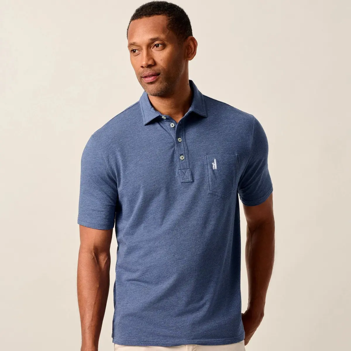 Men's Original 4-Button Polo - Heathered 2.0 Shirt 1