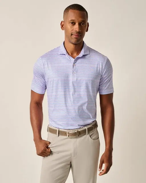 Featherweight Performance Polo - Warwick Stripe 1