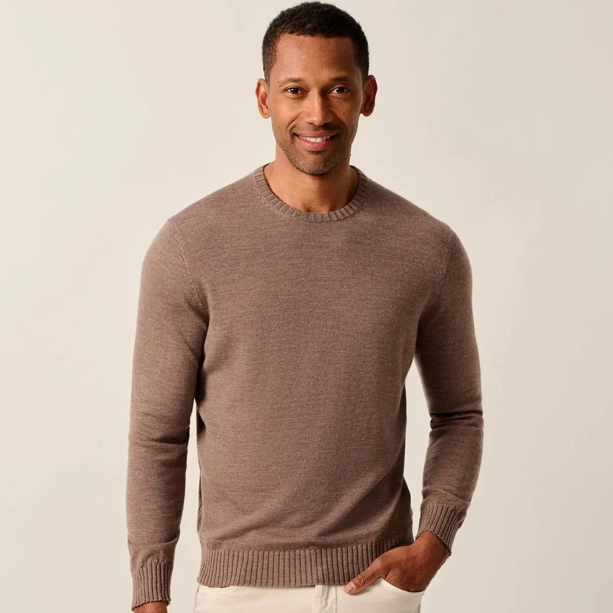 Men's Ronald Merino Wool Crewneck Sweater 1