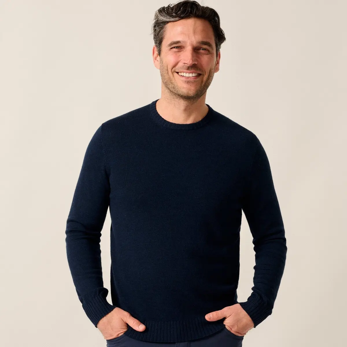 Men's Ronald Merino Wool Crewneck Sweater 1
