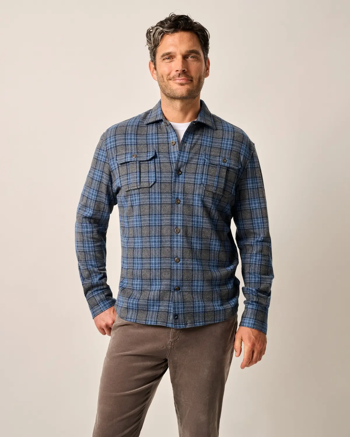 Waites Stretch Flannel Lodge Shirt 1