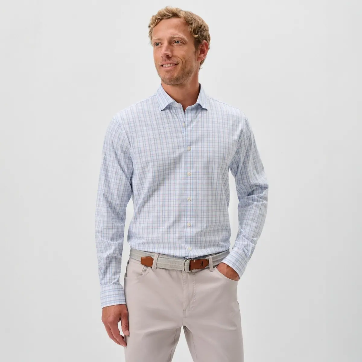 Men's Salvadore Everyday Performance Button Down Shirt 1