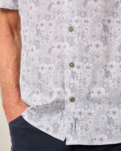 Men's Short Sleeve Hangin' Out Knit Button Down Shirt - Kayce 4
