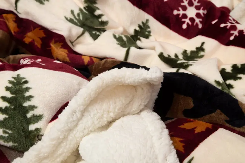 Tall Pine Plush Throw Blanket - 54"X 68" 2