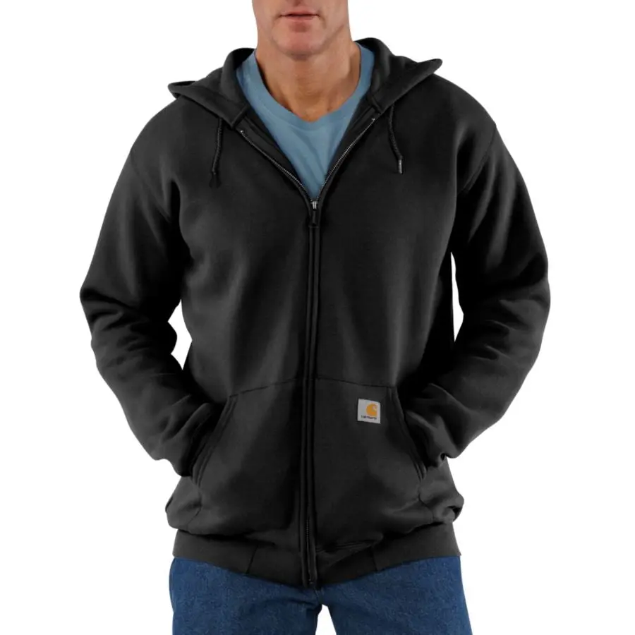 Men's Midweight Hooded Zip-Front Sweatshirt 1