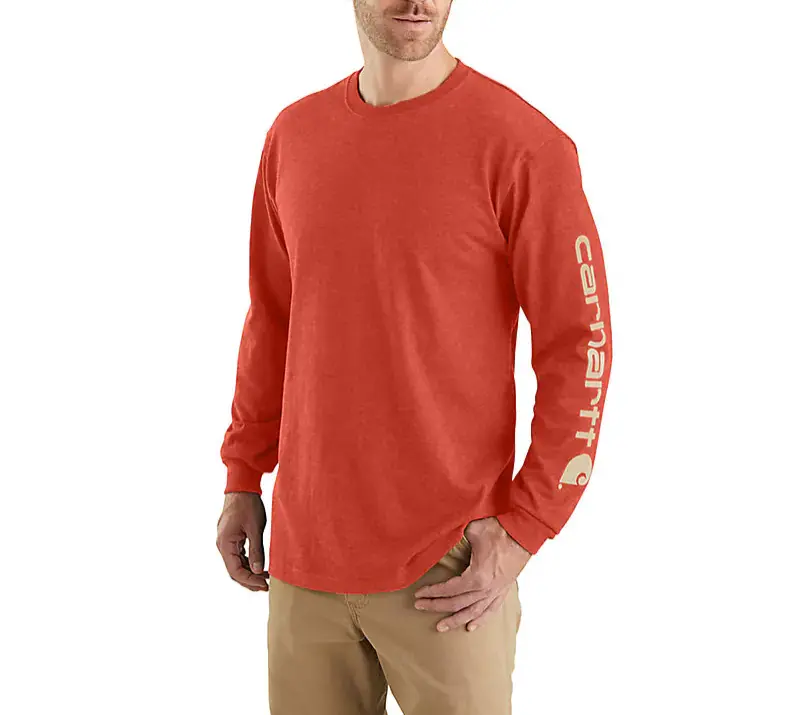 Men's Loose Fit Heavyweight Long-Sleeve Graphic T-Shirt 1