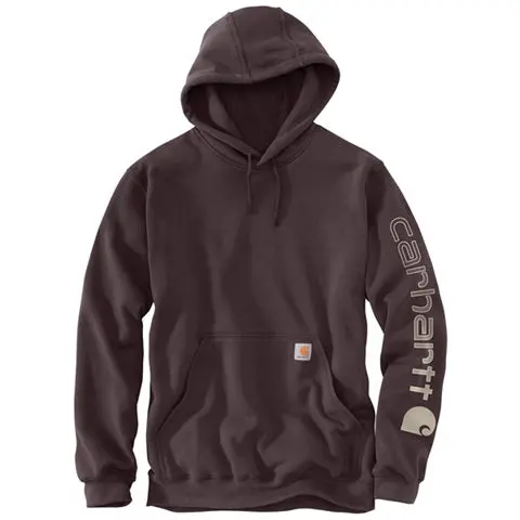 Men's Loose Fit Midweight Logo Sleeve Graphic Sweatshirt 1