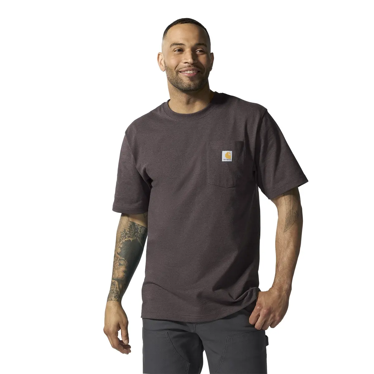 Men's Loose Fit Heavyweight Short-Sleeve Pocket T-Shirt 1