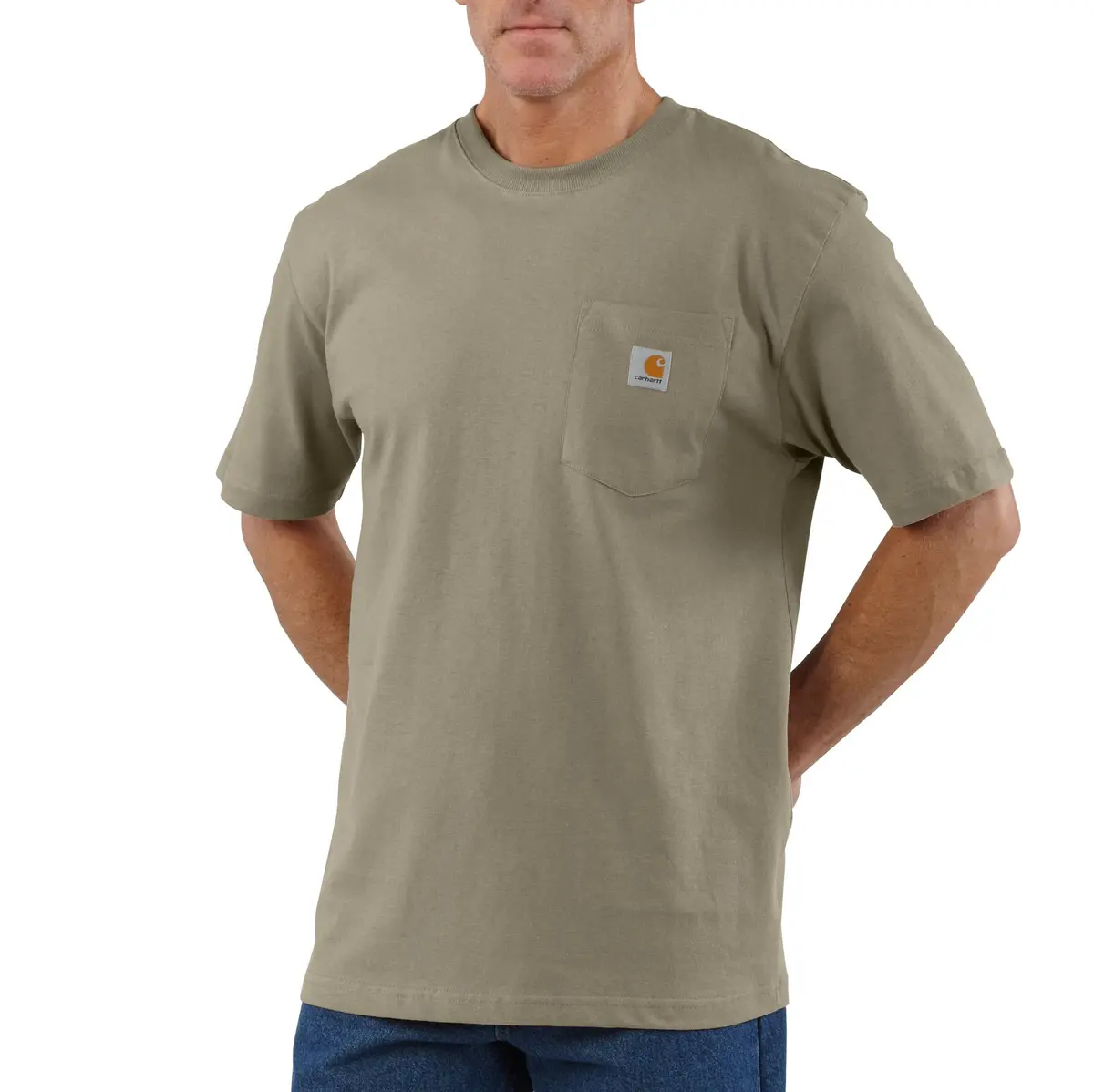 Men's Loose Fit Heavyweight Short-Sleeve Pocket T-Shirt 1