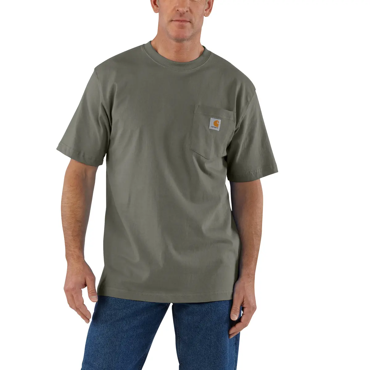 Men's Loose Fit Heavyweight Short-Sleeve Pocket T-Shirt 2