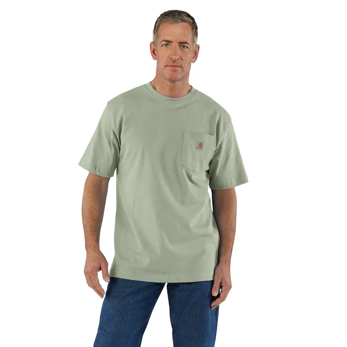 Men's Loose Fit Heavyweight Short-Sleeve Pocket T-Shirt 2
