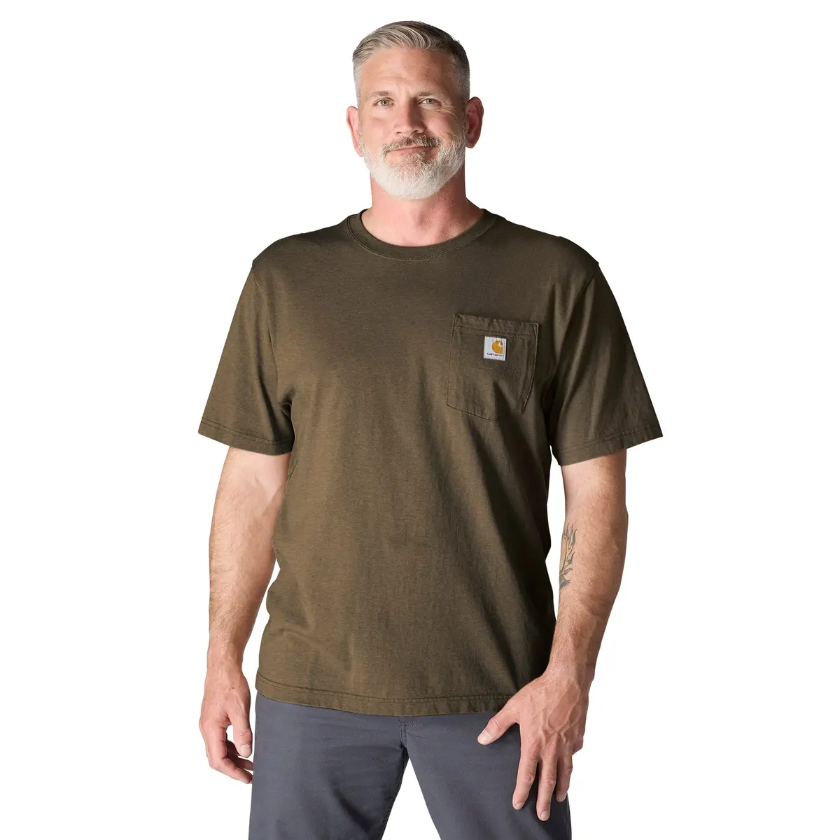 Men's Loose Fit Heavyweight Short-Sleeve Pocket T-Shirt 1