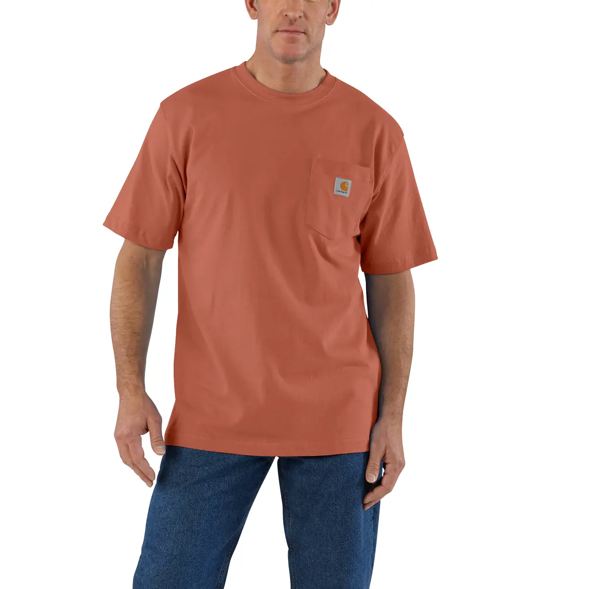 Men's Loose Fit Heavyweight Short-Sleeve Pocket T-Shirt 2