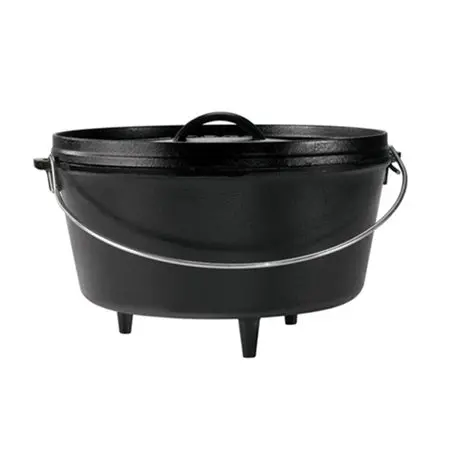 Cast Iron Deep Camp Dutch Oven - 8Qt (12In) 1