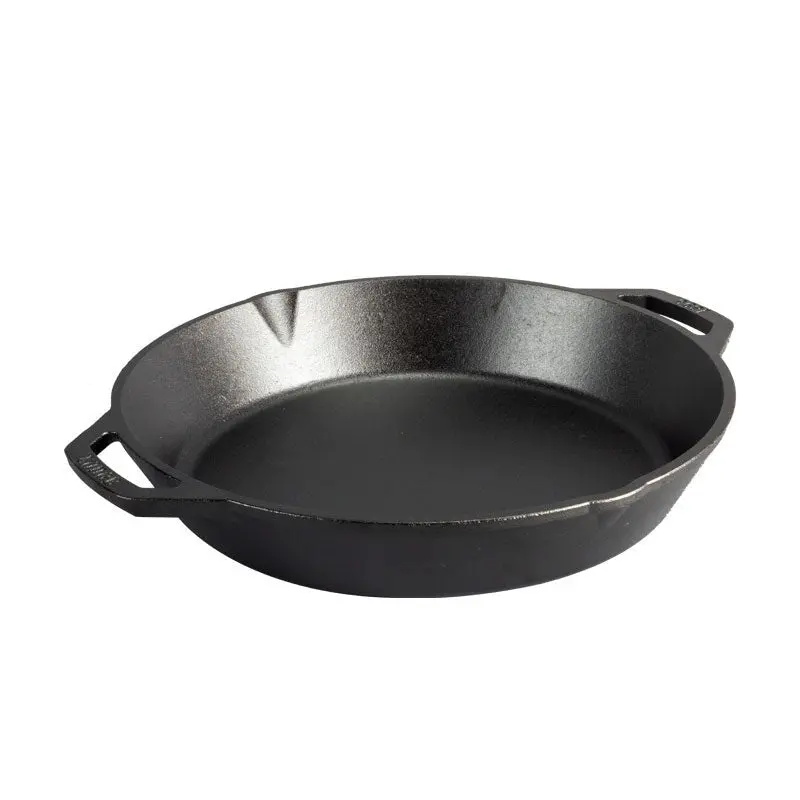 Seasoned Cast Iron Dual Handle Pan - 13.25In. 1