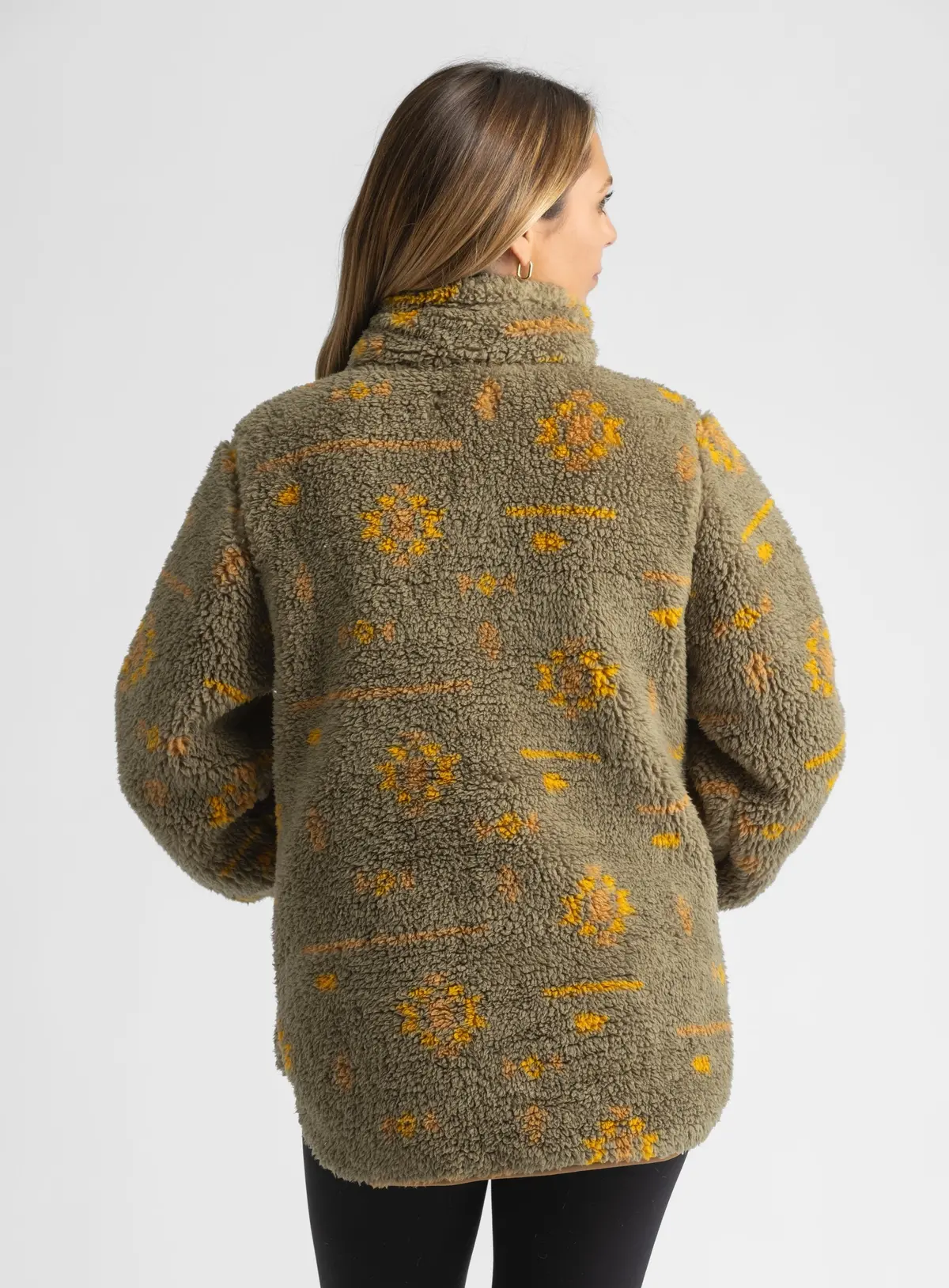 Women's Ainsley Plush Sherpa Pullover 2