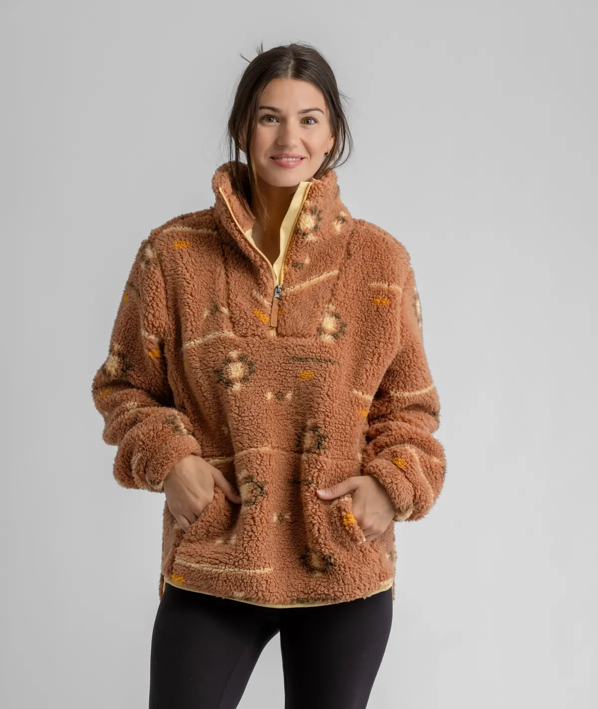 Women's Ainsley Plush Sherpa Pullover 1