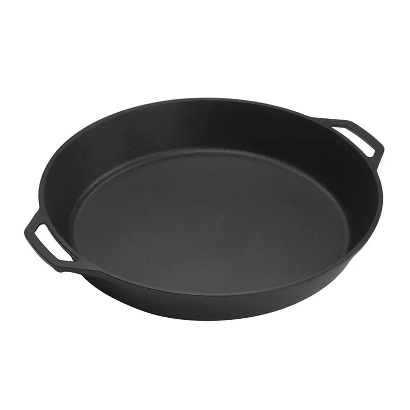 Cast Iron Dual Handle Pan-(17 Inch) 1