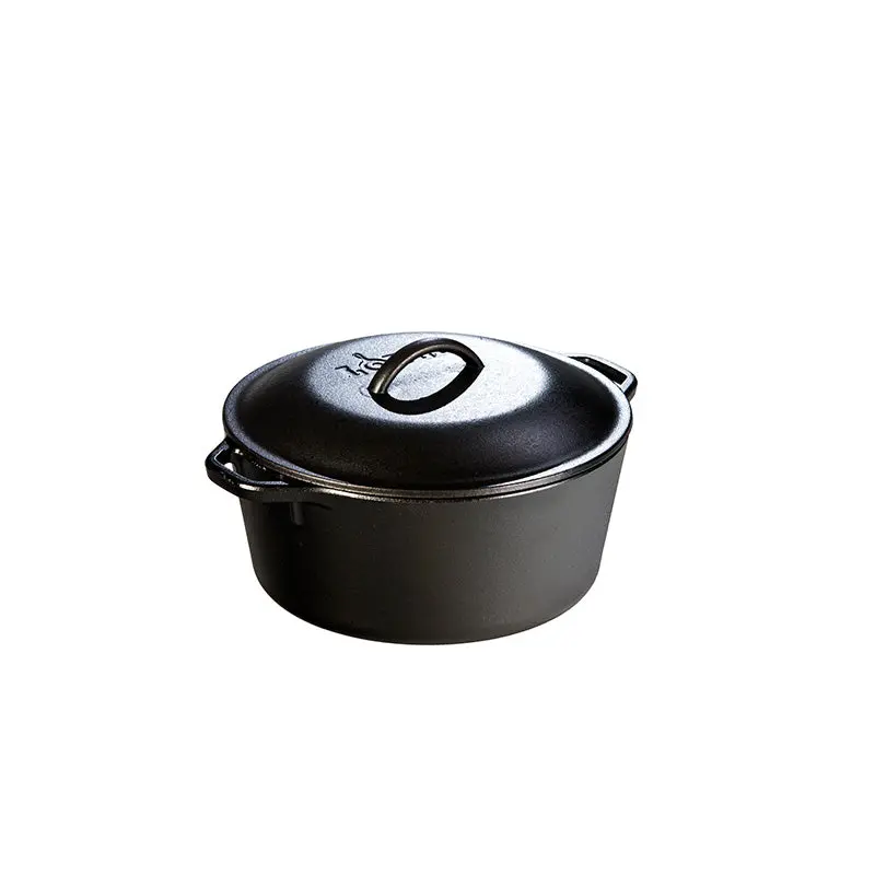 Cast Iron Dutch Oven-(5 Quart) 1