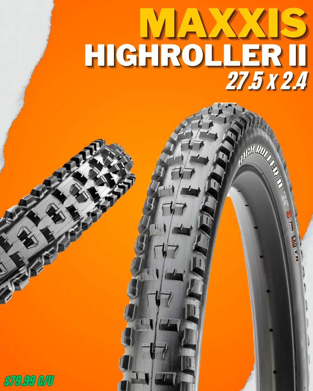 Llantas Maxxis 27.5X2.4 Highroller Ii 1