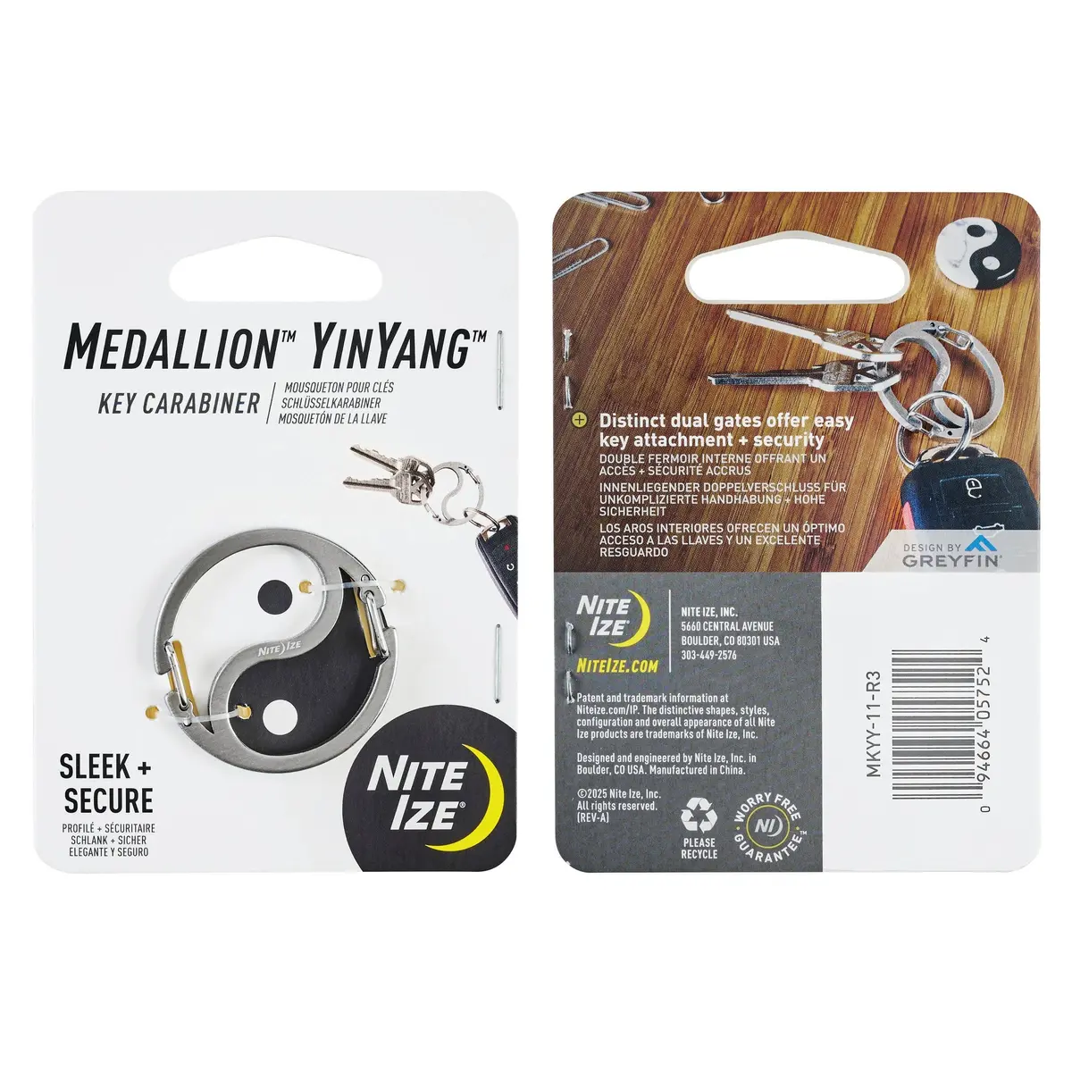 Medallion Yinyang Key Carabiner 1