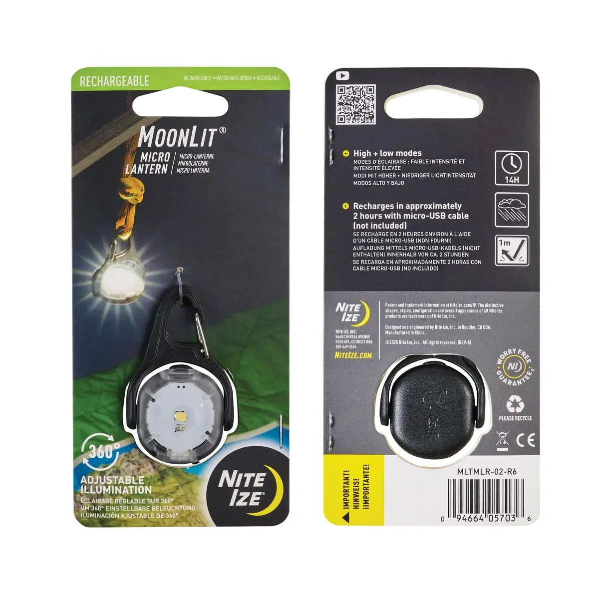 Moonlit Rechargeable Micro Lantern 1